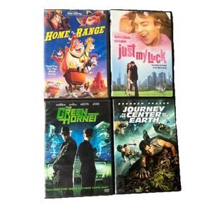 DVD Bundle 4 Movies Green Hornet Journey To The Center Of The Earth Just My Luck